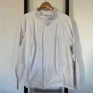 All in Motion White Lightweight Jacket, EUC, Plus Size, 2X